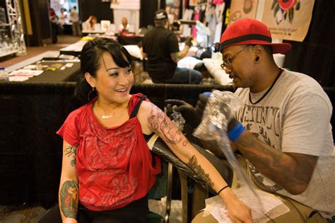 Tattoo convention chicago - Feb 16, 2024 · 2024 ROSEMONT TATTOO EXPO at the Crowne Plaza Chicago O'Hare - 5440 N. River Road, Rosemont, IL 60018! Come out for the Rosemont Tattoo Expo hosted by Golden Wave and Ink Masters Tattoo Show! Live tattooing all weekend by over 200 award winning tattoo artists! Tickets will be available at the door only! Get there before 5pm on Friday for a $5 ... 